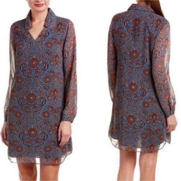 CABI PROVINCIAL FLORAL DRESS IN BLUE‎ - Picture 6 of 6